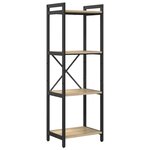 vidaXL Bibliothèque Chêne sonoma 40 x 30 x 118 cm Bois d'ingénierie
