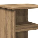 vidaXL Buffet chêne artisanal 35x35x55 cm bois d'ingénierie