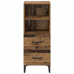 vidaXL Buffet Bois ancien 34 x 34 5 x 90 cm Bois d'ingénierie