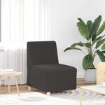 vidaXL Unité de Sofa Modulaire Sans Accoudoirs 2 Pièces Gris foncé
