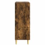 vidaXL Buffet Chêne fumé 66 x 34 5 x 95 cm Bois d'ingénierie