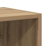 vidaXL Cabinet TV chêne artisanal 37 x 37 x 72 cm Bois d'ingénierie