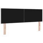 vidaXL Tête de lit Taupe tissu