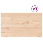 vidaXL Dessus de table 3 Pièces 80x47x1 7cm rectangulaire bois pin massif