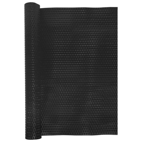 vidaXL Paravent de balcon noir 500x80 cm résine tressée