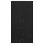 vidaXL Cabinet de Bureau Chêne noir 60 x 32 x 115 cm Bois d'ingénierie