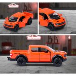 Majorette 212053052Q39 - Premium Cars - Ford F-150 Raptor (7 5 cm) avec carte à collectionner