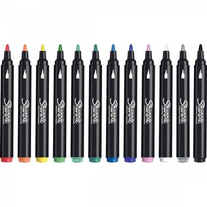 Blister de 12 marqueurs Sharpie créative assortis
