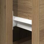 Buffet vidaXL avec portes et tiroirs Chêne Artisan 101 5x35x70 cm