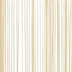 vidaXL Rideau en fils 2 Pièces 140 x 250 cm Crème