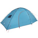 vidaXL Tente de camping 8 personnes bleu imperméable
