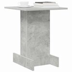 vidaXL Table d'appoint Gris béton 44 5 x 45 x 55 cm Bois d'ingénierie