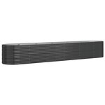 vidaXL Lit surélevé de jardin Acier galvanisé Anthracite