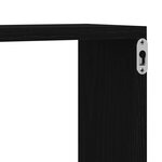Armoire murale en chêne noir vidaXL 76x15x53 cm en bois d'ingénierie