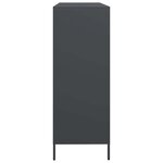 vidaXL Buffet anthracite 135x39x103 5 cm acier laminé à froid