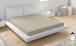 Drap housse en coton bio 160 x 200 cm - Beige