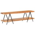 vidaXL Meuble TV 160x40x50 cm Bois d'acacia solide