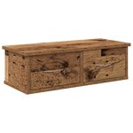 vidaXL Armoire murale vieux bois 60x26x18 5 cm bois d'ingénierie