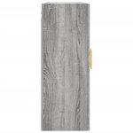 vidaXL Armoire murale sonoma gris 69 5x34x90 cm