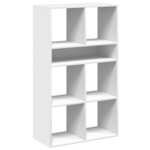 vidaXL Bibliothèque blanc 66x31x112 cm bois d'ingénierie