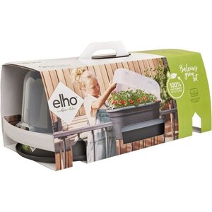 Balconnière GB Set de Cult - L 55 x B 28 5 x hauteur 25 cm - Living Noir 100 recyclé