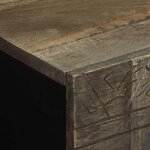 vidaXL Armoire de salle de bain 38x33x58 cm bois massif de manguier