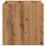 vidaXL Jardinière chêne artisanal 40x40x40 cm bois d'ingénierie