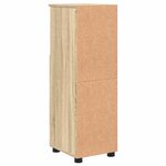 vidaXL Cabinet de salle de bain Chêne sonoma 30 x 35 x 95 cm