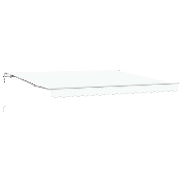 vidaXL Auvent Rétractable 400 × 300 cm Blanc