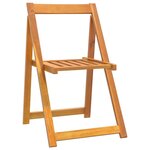 vidaXL Chaises pliables de jardin lot de 8 Bois d'acacia massif