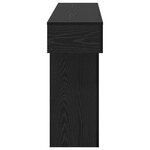 vidaXL Chêne Noir 160 x 30 x 74 cm