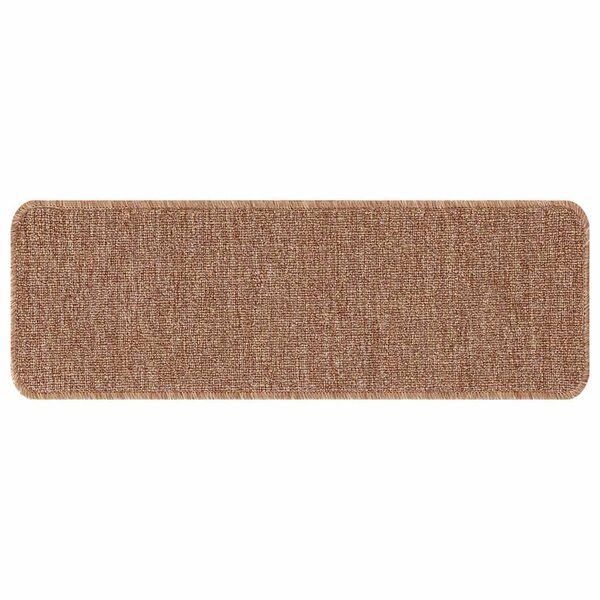 vidaXL Tapis Antidérapants pour Escaliers 15 Pièces Jaune 60 x 25 cm PP