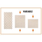 Nature Palissade de jardin 100 x 200 cm Bois Vert