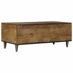 vidaXL Table basse Marron 100 x 54 x 40 cm Bois de mangue massif