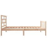 vidaXL Cadre de lit sans matelas bois de pin massif