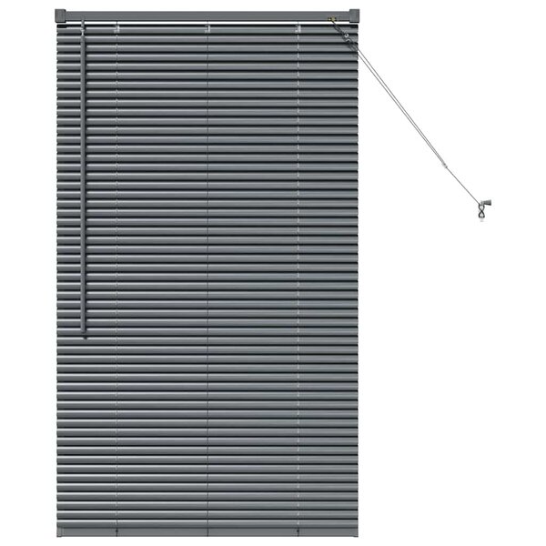 vidaXL Store de Fenêtre Gris foncé 80 x 130 cm Aluminium