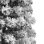vidaXL Sapin de Noël artificiel à charnières avec neige floquée 150 cm