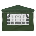vidaXL Tente de fête pop-up 288 x 288 x 245 cm Vert Tissu Oxford
