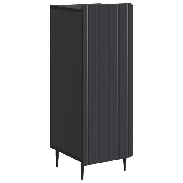 vidaXL Buffet Noir 34 5 x 33 x 92 cm Bois d'ingénierie
