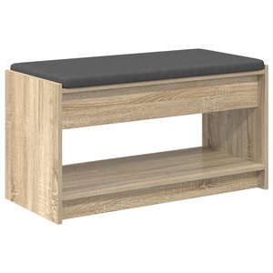 vidaXL Banc d'entrée Chêne Sonoma 83 x 38 x 45 cm