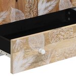 vidaXL Buffet 60x33 5x100 cm bois de manguier massif