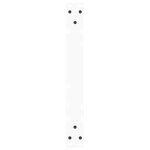 vidaXL Pieds de table basse en forme de V  2 pièces  blanc  60 x (42-43 3) cm  acier