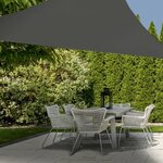 ProGarden Toile d'ombrage 3x3x3 m gris triangulaire