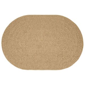 vidaXL Tapis ZIZUR Marron PP