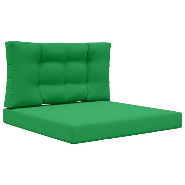 vidaXL Coussin de canapé d'extérieur Polyester Vert 80 x 80 cm