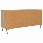 vidaXL Meuble TV Chêne artisanal 104 x 35 x 50 cm Bois d'ingénierie