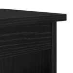 vidaXL Table basse 3 Pièces Chêne noir Bois d'ingénierie