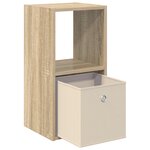 vidaXL Table de chevet 2 Pièces Chêne Sonoma 30 5 x 27 x 59 5 cm