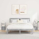 vidaXL Table de chevet 2 Pièces Gris Sonoma 25 5 x 22 x 49 5 cm