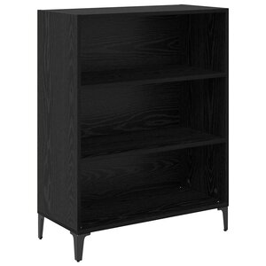 vidaXL Buffet Chêne noir 69 5 x 32 5 x 90 cm Bois d'ingénierie